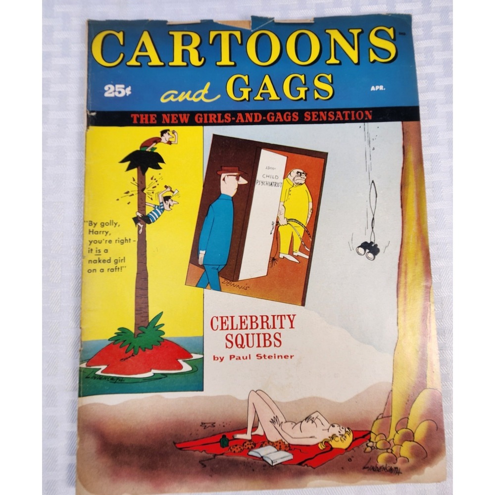 Cartoons And Gags #2 APRIL 1963 Satire Humor Comics
